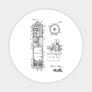 Impact Responsive Distress Signal Device Vintage Patent Hand Drawing Magnet